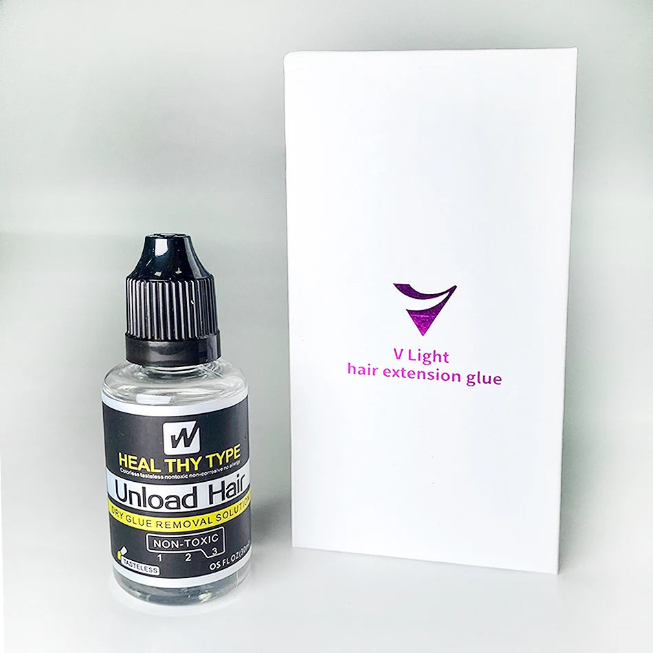 NEW V-Light Technology Professional Hair Extension Machine Full Set Black Hair Extension Tools Kit Set  for Human Hair Extension with V light Hair Glue Women Hair Care Supplies