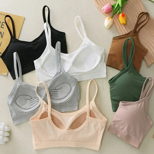 NEW Arrivals 7 Colors Women Sports Bra Sexy Breathable Sport Tops Push Up Yoga Bra Female Gym Fitness Sports Underwear Weightlifting Seamless Bra Girls Sport Tops