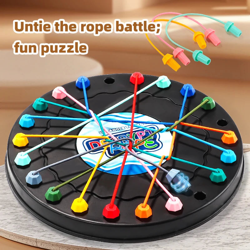 NEW Rope Breaking Battle Challenge Puzzle Toy Knot Toy Children's Rope Decoding Game Logic Training