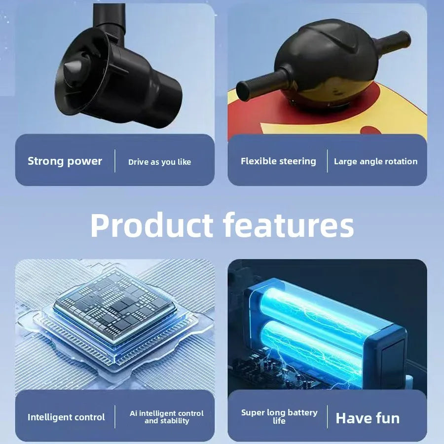 NEW Arrivals Children's Electric Water Inflatable Boat Electric Motorboat Floating Toy Adult Kayak Fishing Thruster Summer Water Games Supplies