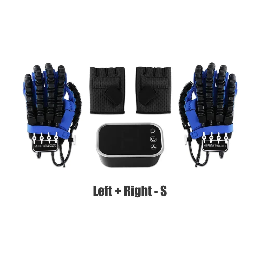 Left & Right 2 PCS Set S-2XL Size Hand Finger Rehabilitation Exerciser Robot Gloves Stroke Hemiplegia Cerebral Infarction Training Equipment Therapy Health Care Supplies