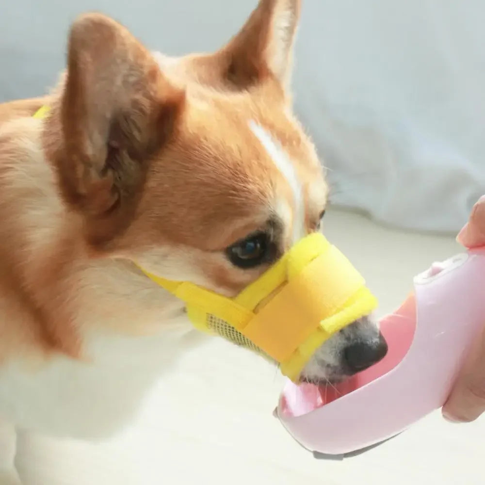 S-XL Anti Barking Dog Muzzle for Dogs Adjustable Mesh Breathable Pet Mouth Cover Muzzle for Small Medium Dog Anti-Biting Pet Supplies