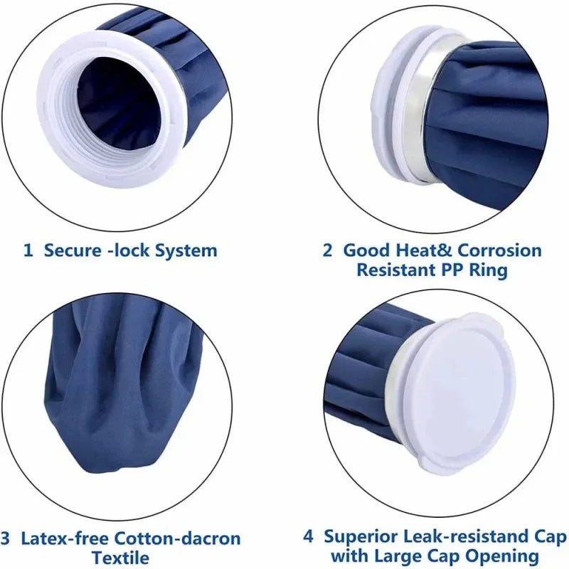 NEW 6/9/11 Inch Cold/Hot Water Pack Ice Bag for Sports Injuries Therapy Pain Relief Shoulder Knee Neck Health Care Accessories