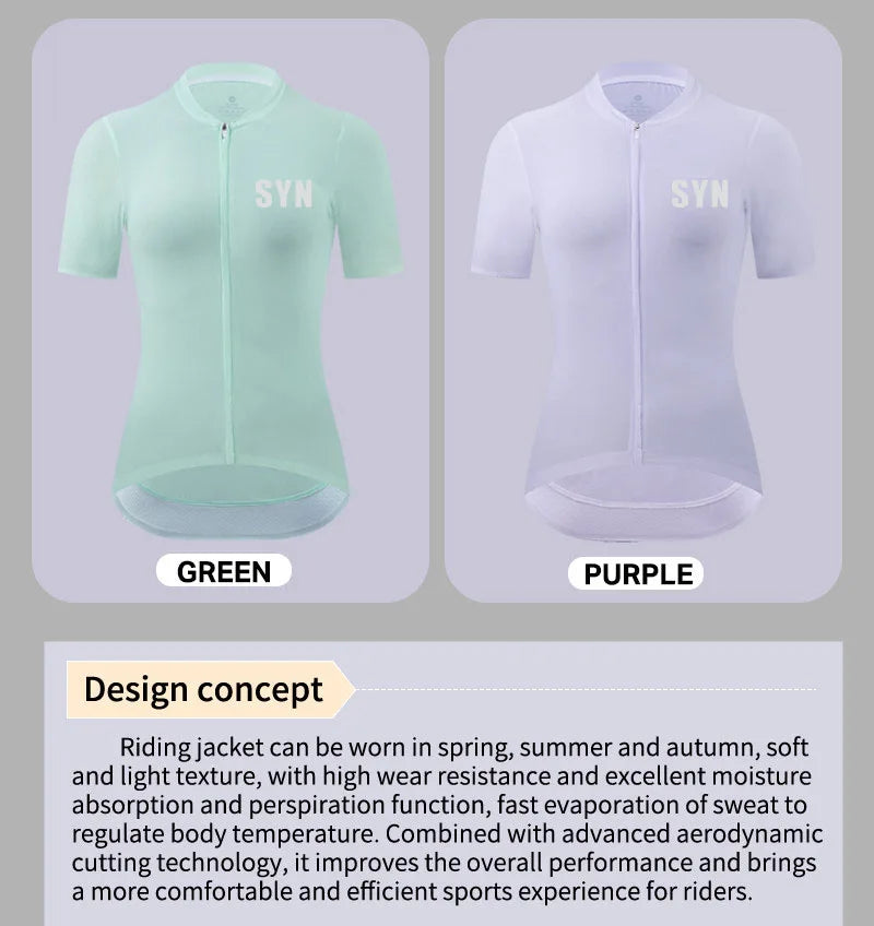 NEW Arrivals S-2XL  Women's Jerseys Summer Professional Competitive Edition Cycling Clothes Sun Protection Cycling Tops Cycling Shirts Girls Sports Apparel Supplies