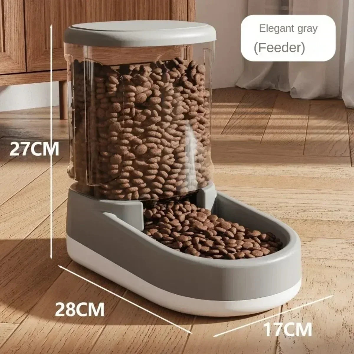 NEW Arrivals Pet Automatic Feeder Set Cat Food Bowl Things for Cats Puppy Bowl Feeding Watering Supplies Drinker Dog Food Storage Dispenser Cats Accessories Pets Products