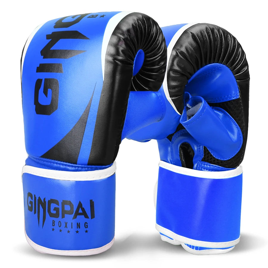 Just Arrived Professional Boxing MMA Gloves for Men Women Kids Leather Boxing Gloves for Punching Bag, Kick Boxing, Muay Thai Fighting Gloves For Gym Training Boxing Practice Sports Tools Set