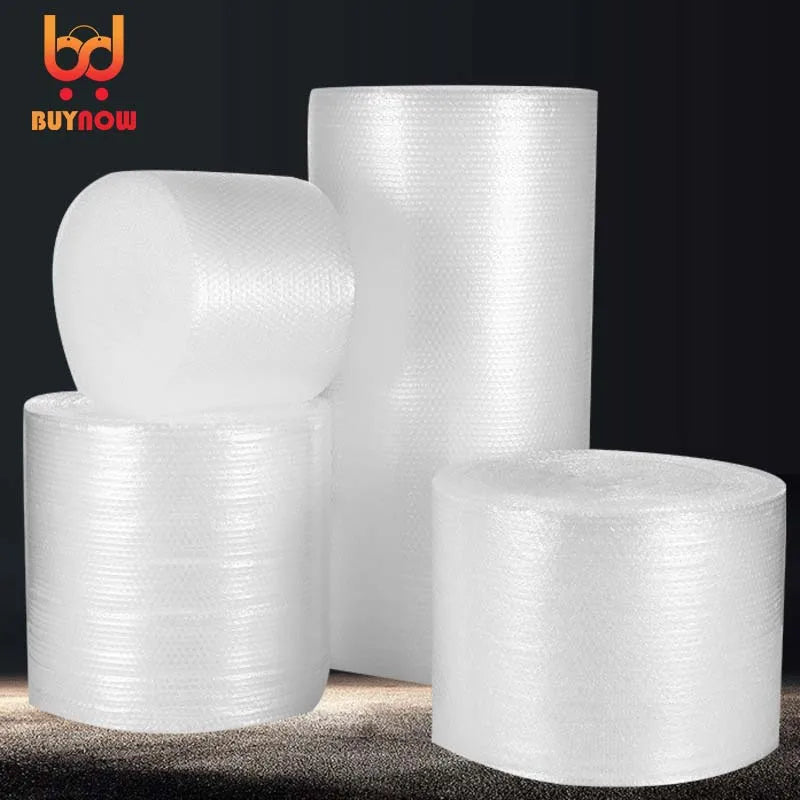 NEW Arrivals 3M 5M 10M 20M Roll Packaging Bubble Film Roll Thickened Anti Pressure Pad Express Mail Box Filler Fragile Packaging Bubble Film Travel Shipping Crush Resistance Package Roll