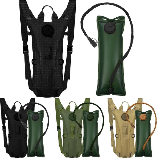 Tactical Hydration Pack Backpack Military Water-proof Nylon Water Bag with 3 Liter Bladder for Hiking Cycling Climbing