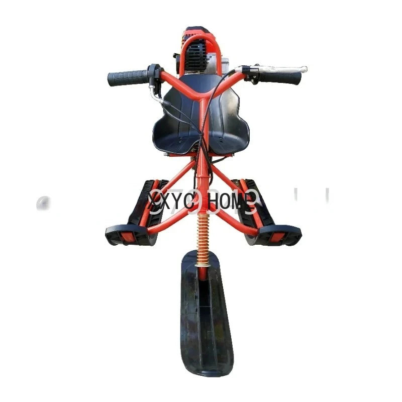 Ski Sled Mini Quad Adults Kids Gasoline Fuel Snowmobile Mountain Motorcycle