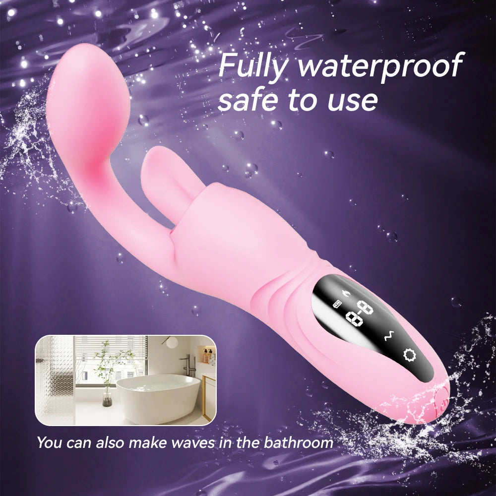 360 Degree Curved Smart Touch Heating Tongue Licking Clitoral Soft Vibrator G-Spot Clitoris Masturbation Tool for Women Sex Toys Vibration Sex Toy Supplies