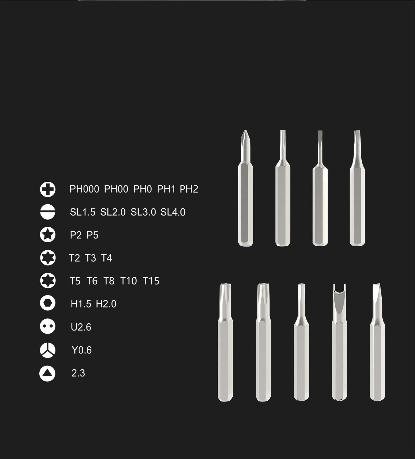 NEW Arrivals Magnetic Precision Screwdriver Set, 25 In 1 With 24 Piece Mini Pocket Screwdriver Set, Small Repair Set For Mobile Phone/PC/Camera Drone iPhone Laptop Tablets