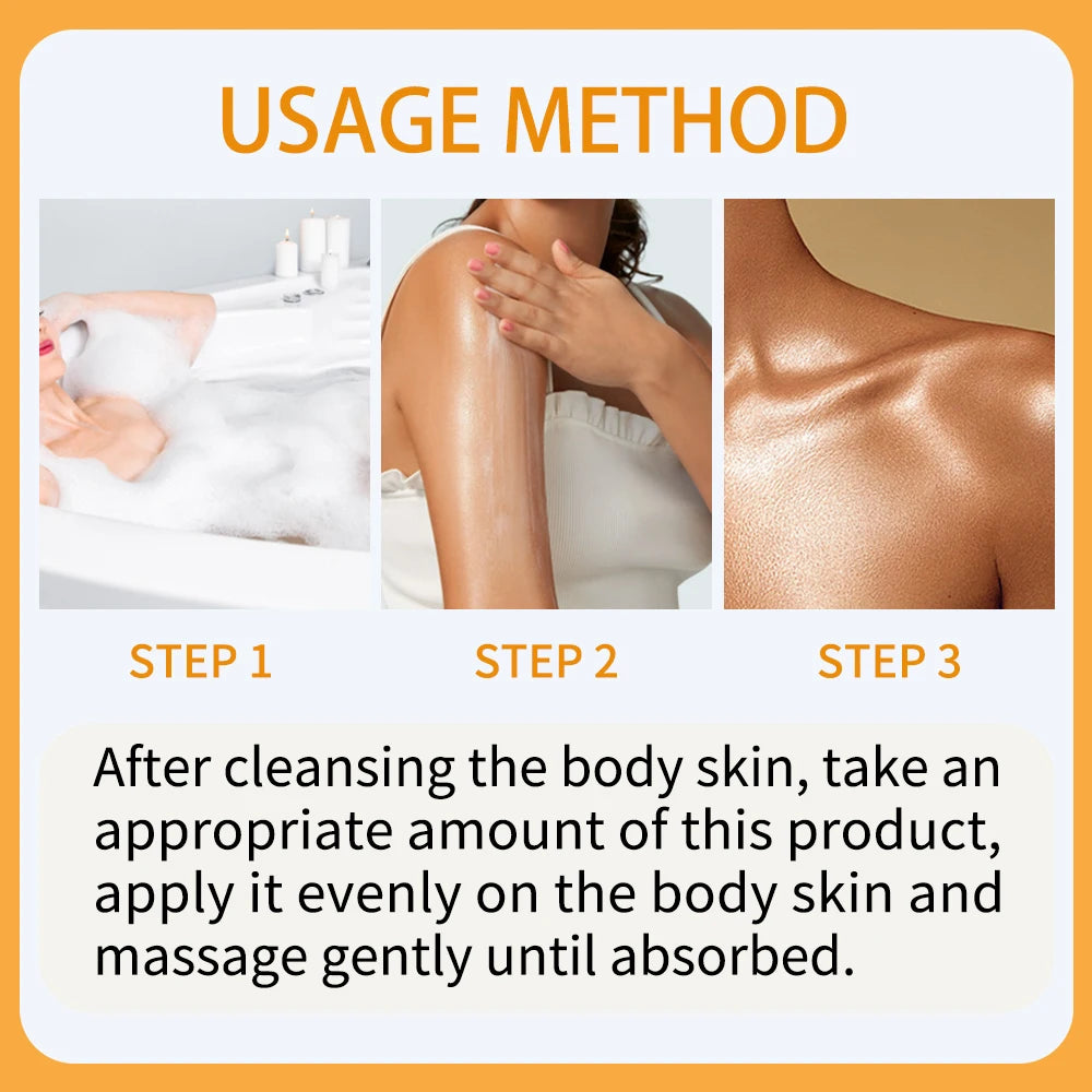 3 PCS Set Cucumber Melon Body Oil and Glaze Set Comes with a Free Rollerball Applicator for Moisturizing and Hydrating Dry Skin. Face Body Skin Care Sets Korean Products