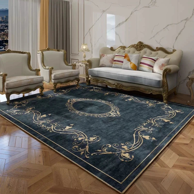 NEW Arrivals Turkey Persian Bohemian Crystal Velvet Large Carpet Living Room Bedroom Sofa Door Mat Decorated Non-Slip Floor Carpet