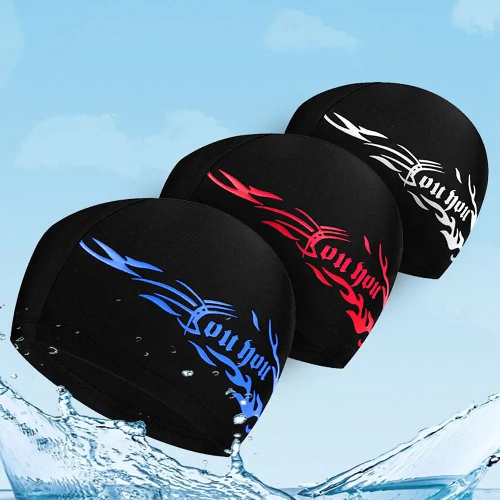 Swimming Caps For Men Women Elastic Nylon Ear Protection Long Hair Swimming Pool Hat Ultrathin Bathing Caps