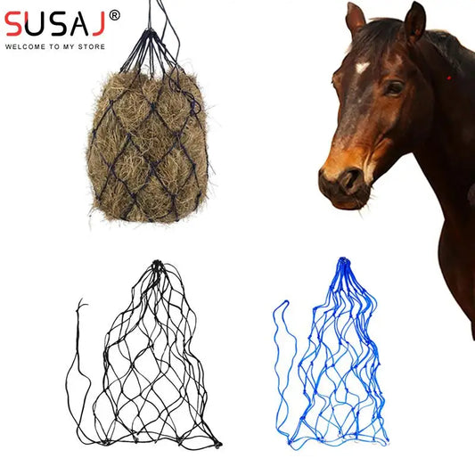 Haylage Net Durable Horse Care Products Small Holed Hay Net Hay Net Equipment Slow Feed Hay Feeder Net Bags For Horse Equestrian Supplies