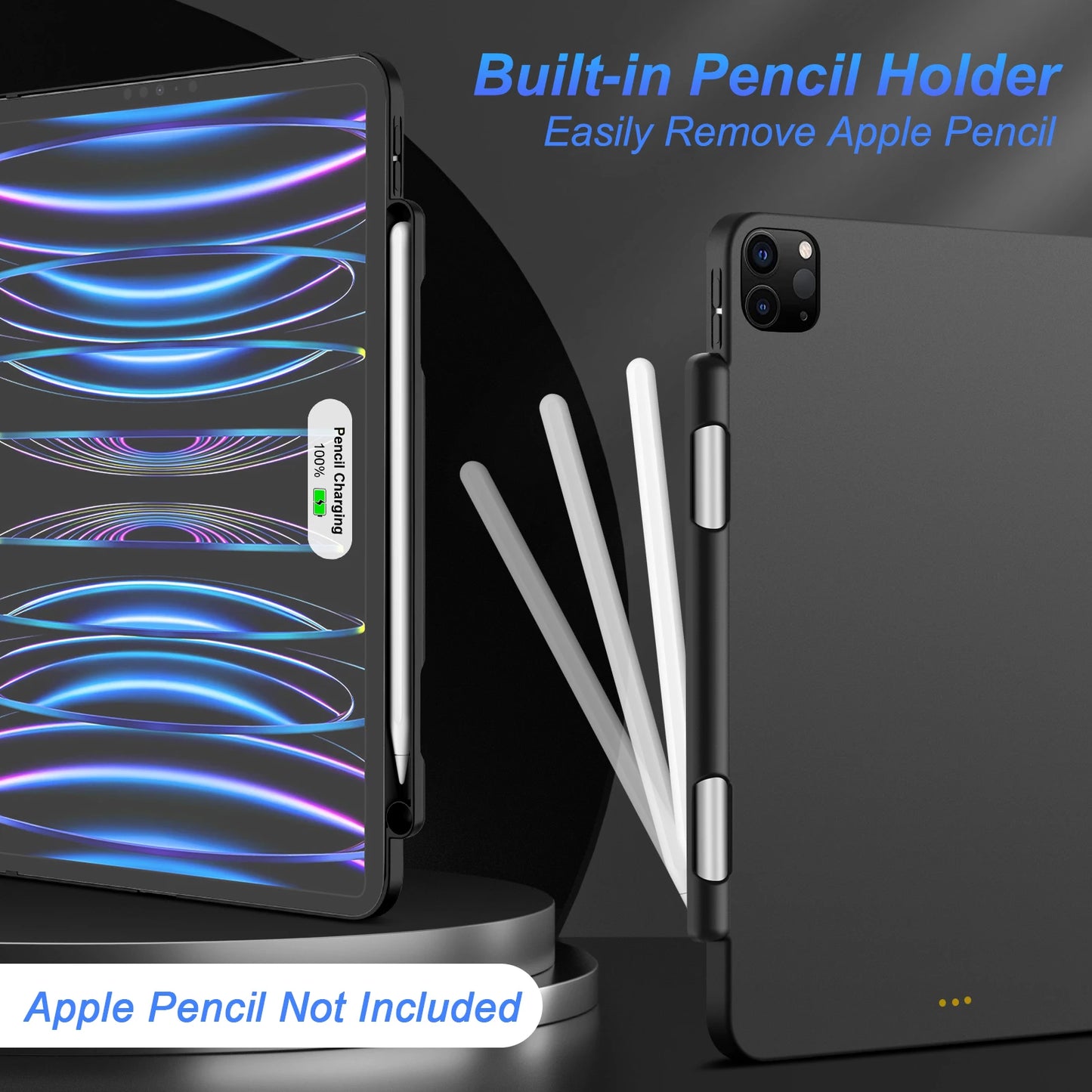 Magnetic Case for iPad Pro 11 Air 4 Air 5 iPad Pro 12 9 12.9 6th 5th 4th 3rd Gen Magic Keyboard Compatible Case Pencil Holder Computers Accessories Electronics Supplies