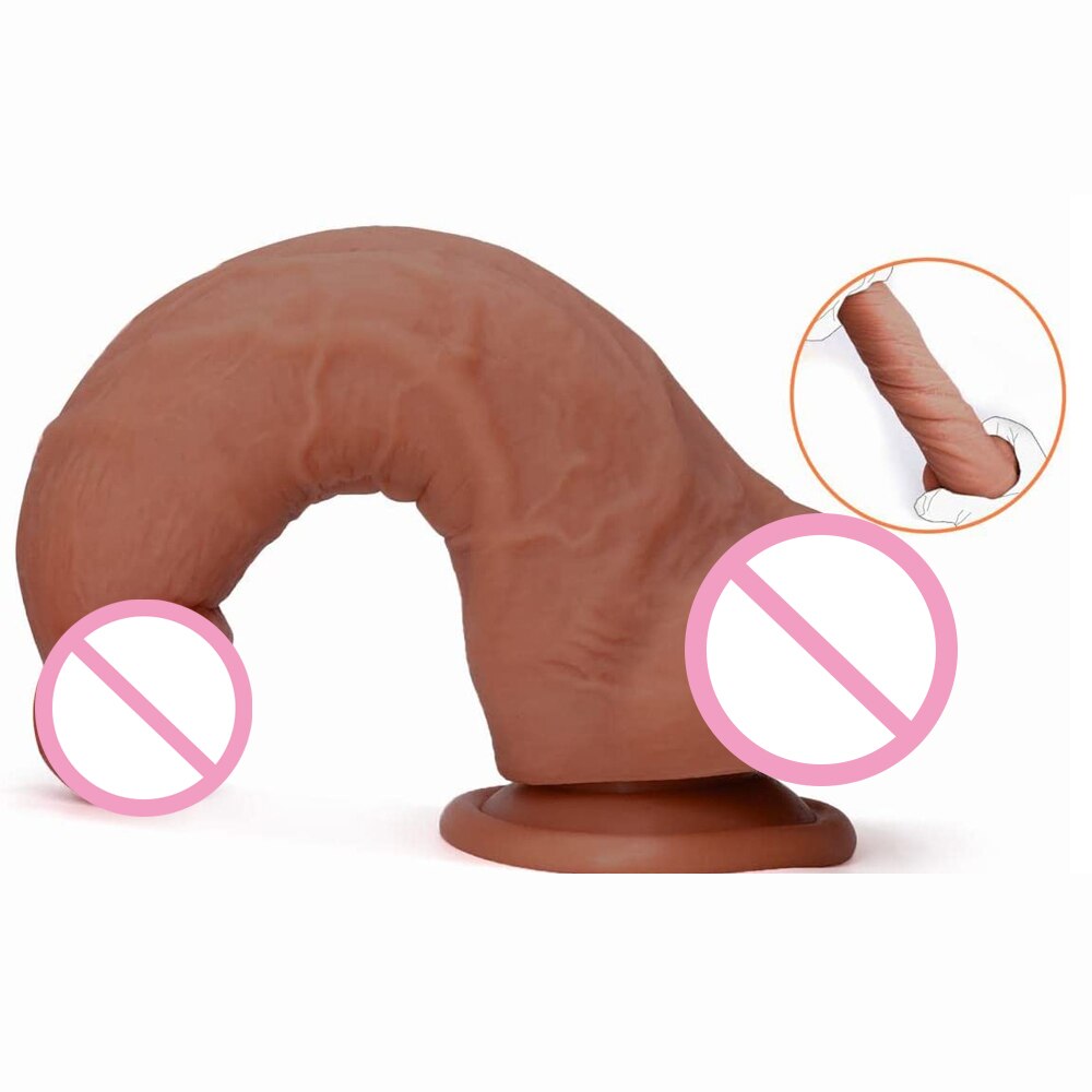 Sex Toys for Women 7 Inch Realistic Silicone Dildo with Suction Cup Soft Lifelike Thick Anal Dildo for Men G spot Stimulator