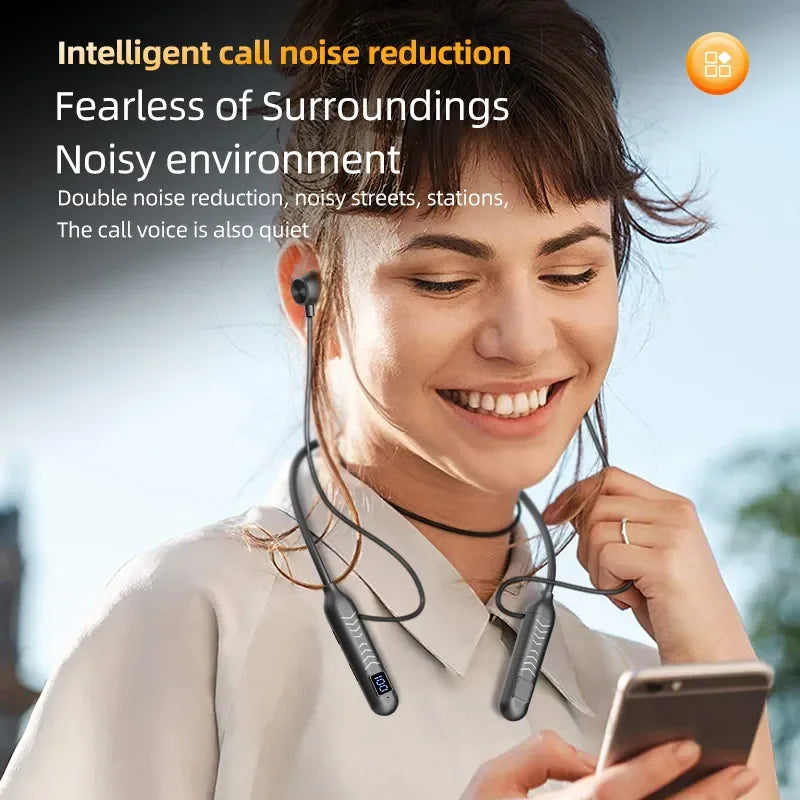New True Wireless BT Headphones: High Quality, Long Life, Digital Display and Pluggable Memory Card Playback!