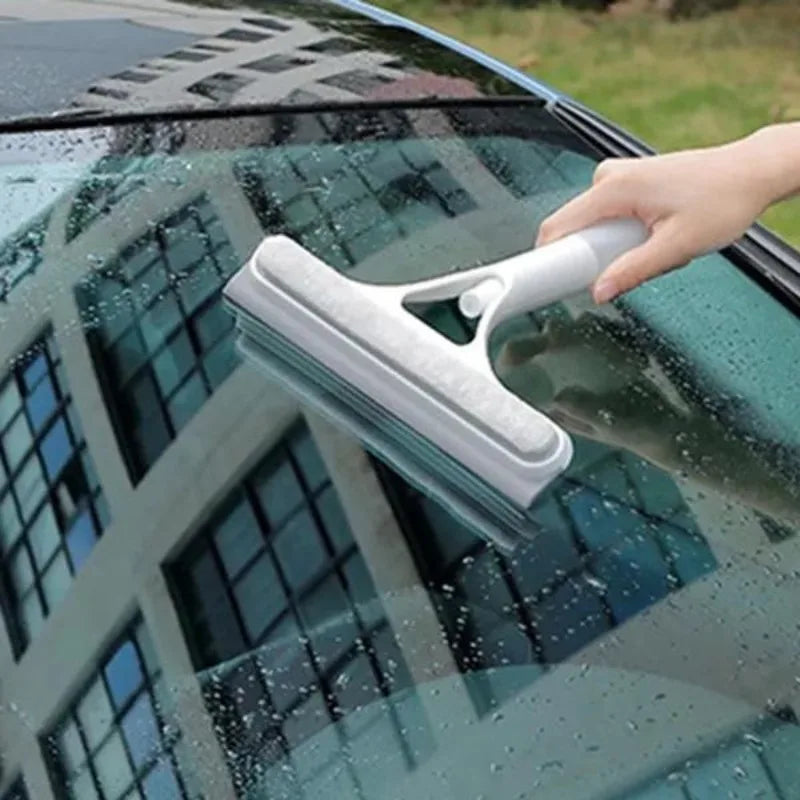 3 Colors Multi-Function Glass Wiper Home Office Window Doors Cleaning Brush Sprayer Cleaning Soap Car Automotive Rubber Brush