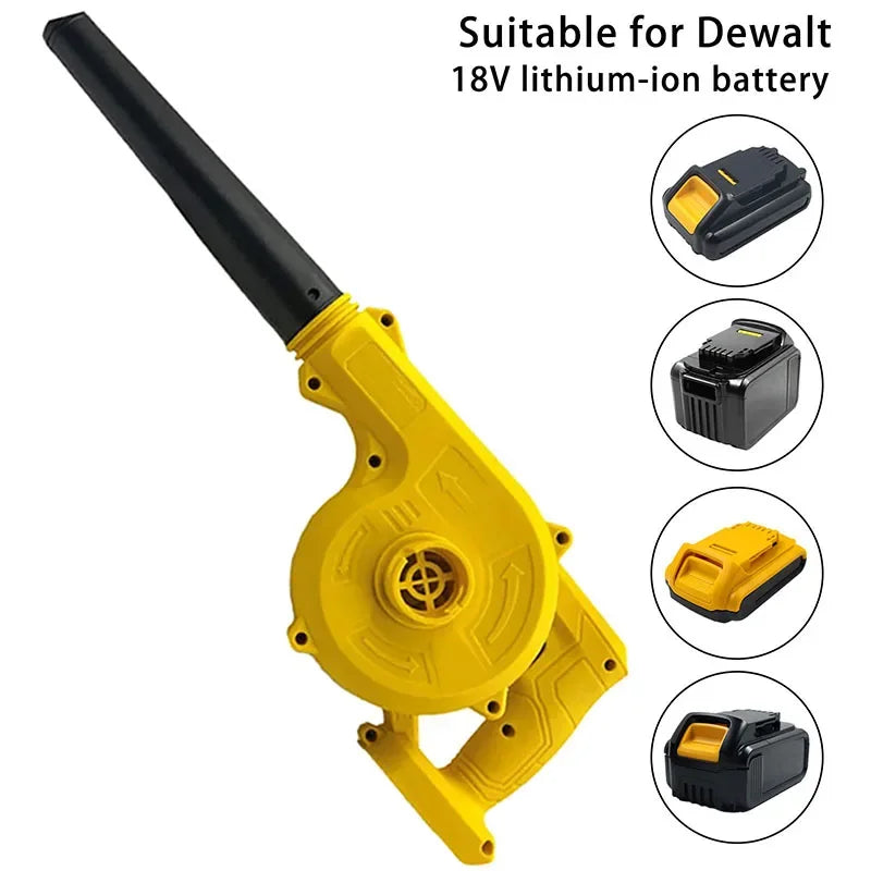 NEW Arrivals Multi-Use Wireless Air Blower & Vacuum Cleaner Electric Dust Computer Collector Leaf Duster for DeWalt 18V 20V Lithium Battery