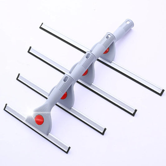 NEW 6/10/14/18in Household Glass Wiper Cleaning Bathroom Mirror Cleaner With Silicone Blade Hook Car Shower Squeezer Window Scraper Home Cleaning Supplies