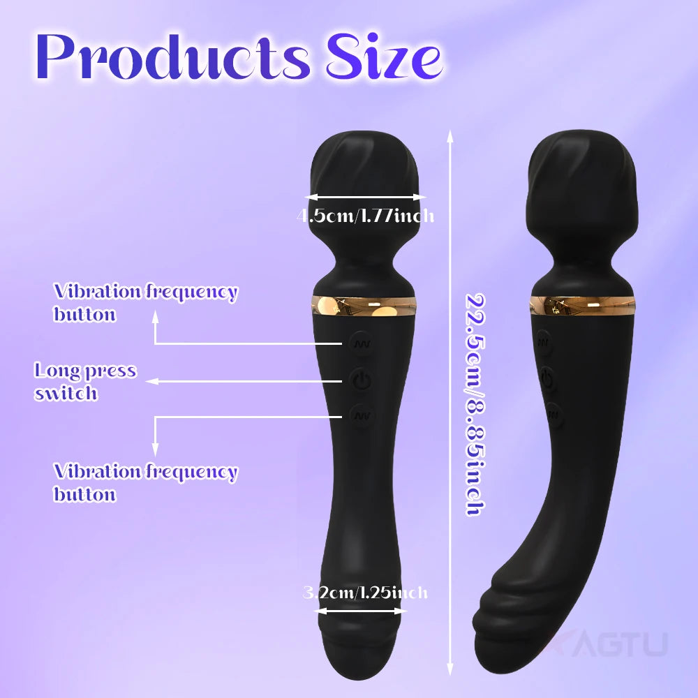 AV Vibrator for Women Wand Massage G-spot Vibrator Clitoral Stimulator Female Masturbation Dildos Rechargeable Sex Toys