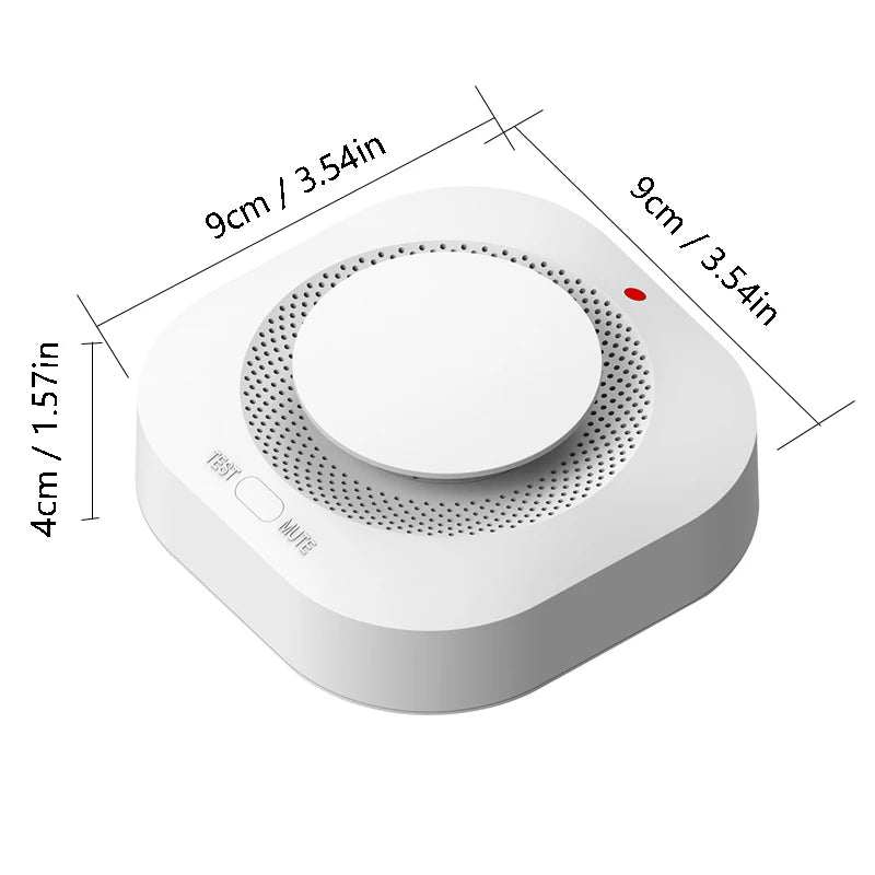 2/3/5/10 PCS Set Independent Fire Smoke Detector Sensor For Home Warehouse Security Smart Smoke Fire Alarm Replaceable Home Office Hotels Security Supplies