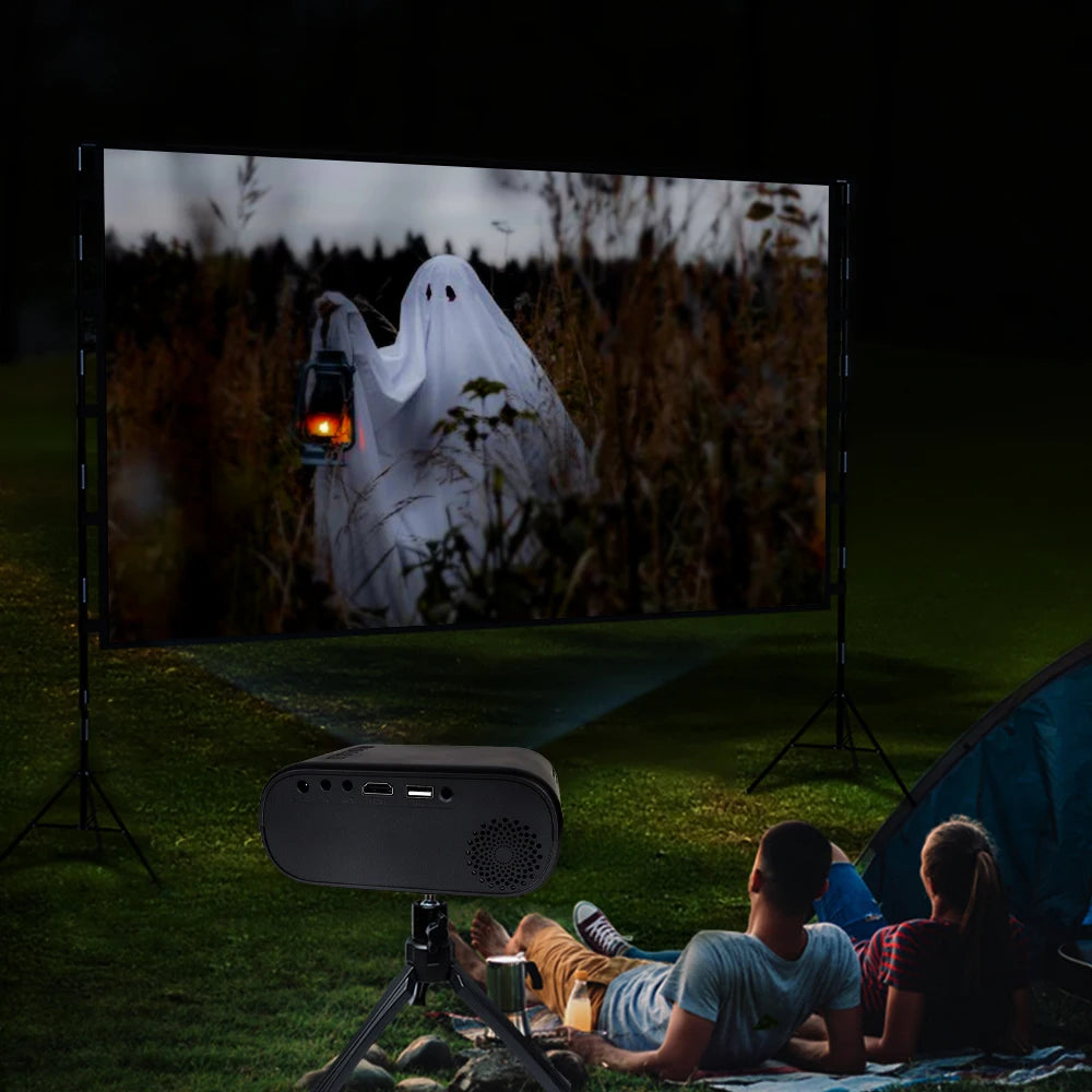 Projector Q11 720P Mini Smart portable Home Theater Travel Camping LED Projector, One Suitable for Travel Outdoor Movie Night