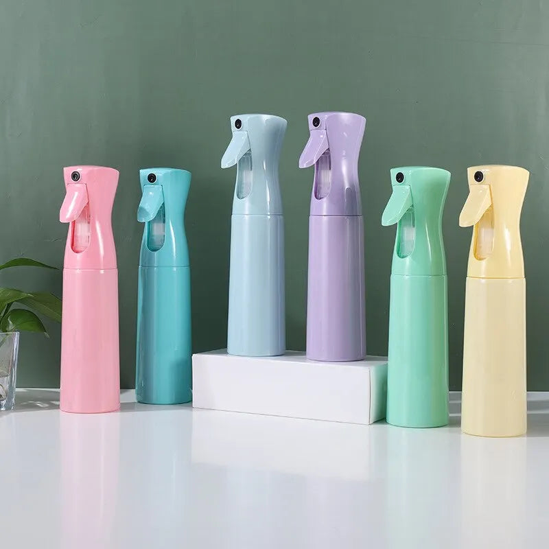 High Pressure Spray Bottle Macaron Color Matching 300ml Skin Care Spray Can Nail Universal Use 1pc