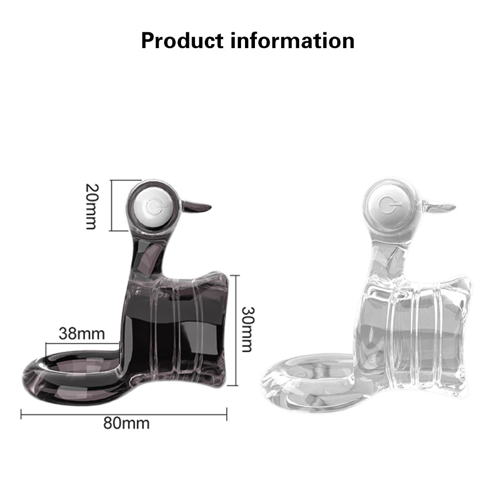 Vibrating Penis Ring for Couple Delay Ejaculation G spot Clitoris Stimulator Massager Double Cock Ring Vibrator Sex Toys for Men