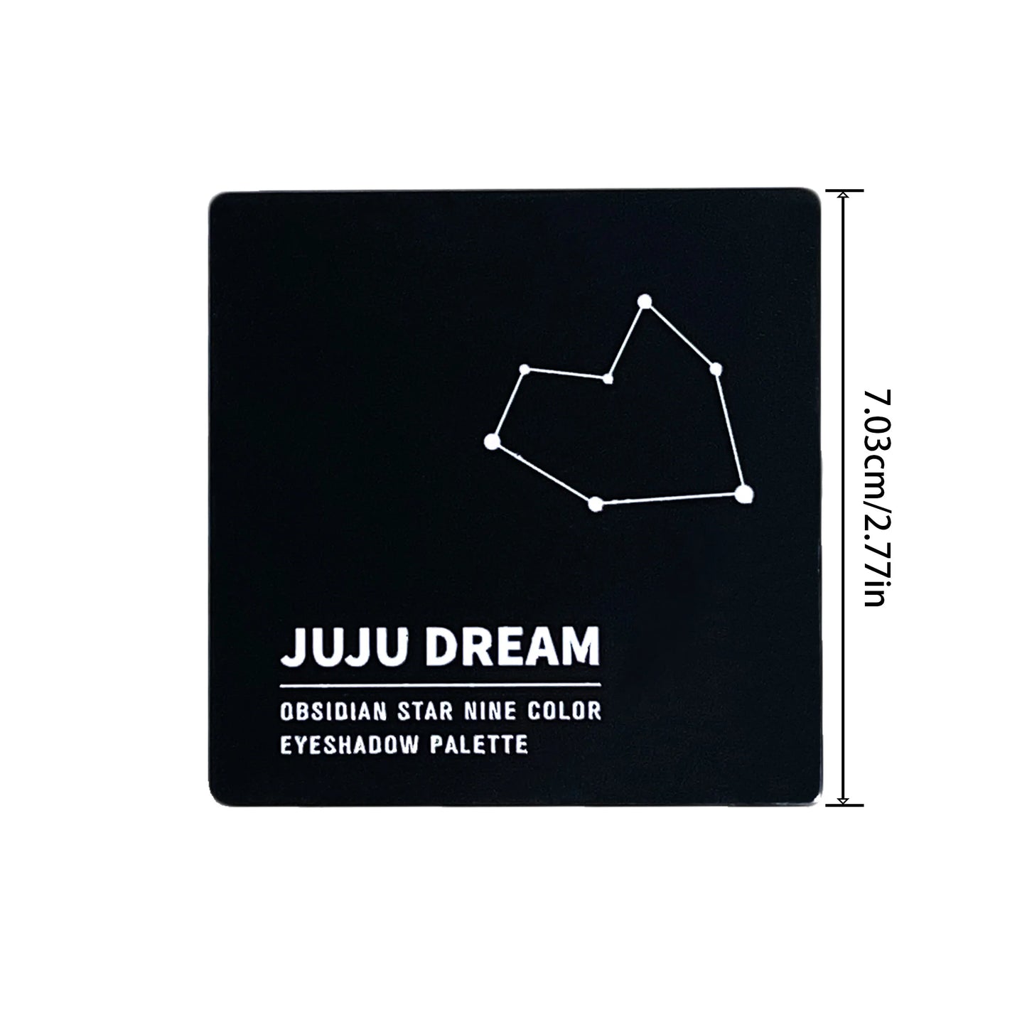 9-Shades Eyeshadow Palette: Black Swan, Smoky, Dark Black, Grey Silver Glitter, Matte Finish, Long-Lasting, and Easy to Color Women Cosmetic Supplies