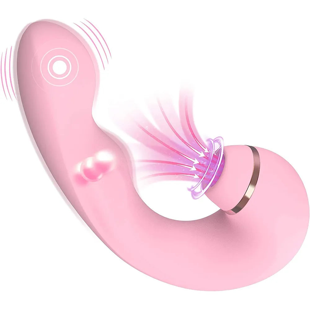 Hannibal Female Masturbator 3 in 1 Clit Sucker Dildo G-Spot Vibrator Sucking Vibrators for Women Clitoral Stimulator Sex Toys