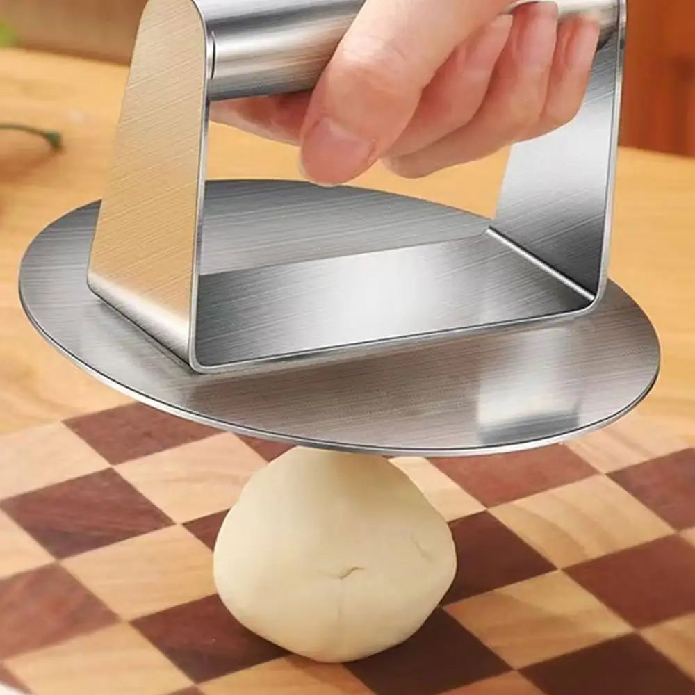 Home Outdoor Courtyard Barbeque Camping Grill  Stainless Steel Hamburger Presser Meat Tenderizing Press Burger Kitchen Gadgets Meat Pie Make Kitchen Accessories Cooking Tools