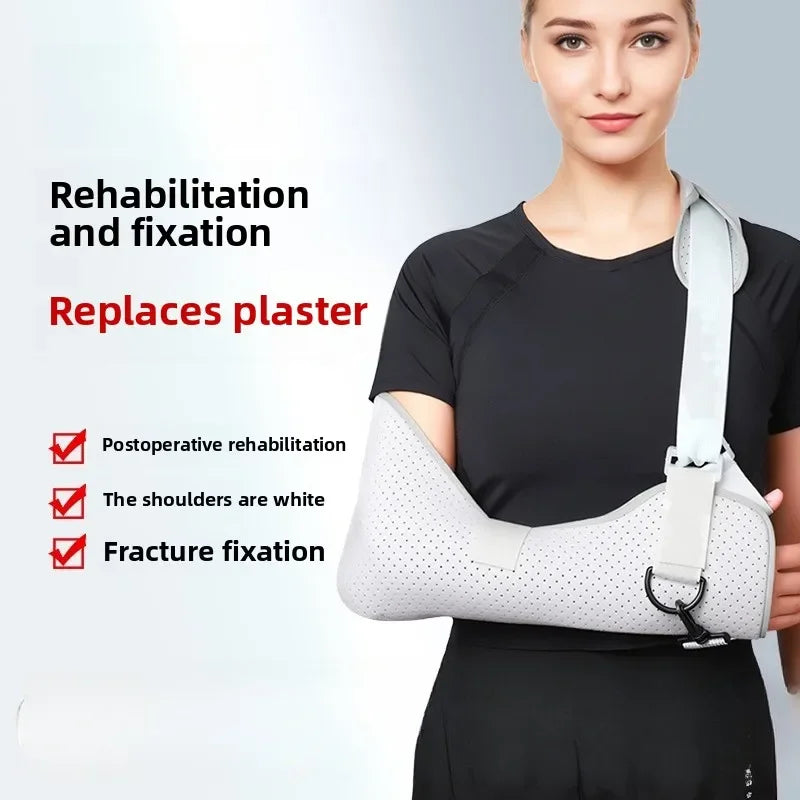 3 Size Forearm Sling Fracture Arm Fixation Brace Elbow Injury Postoperative with Elbow Joint Protector Wrist Elbow Forearm Support Health Care Accessories