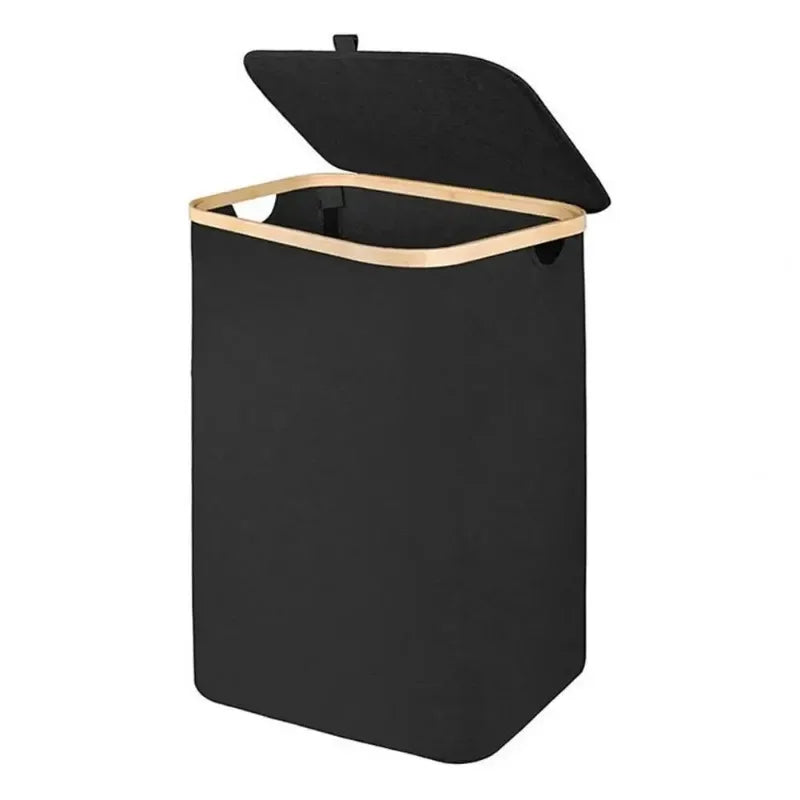 Laundry Hamper Large Capacity 105L Collapsible with Lid And Handle Clothes Basket with Removable Inner Bag Home Organization