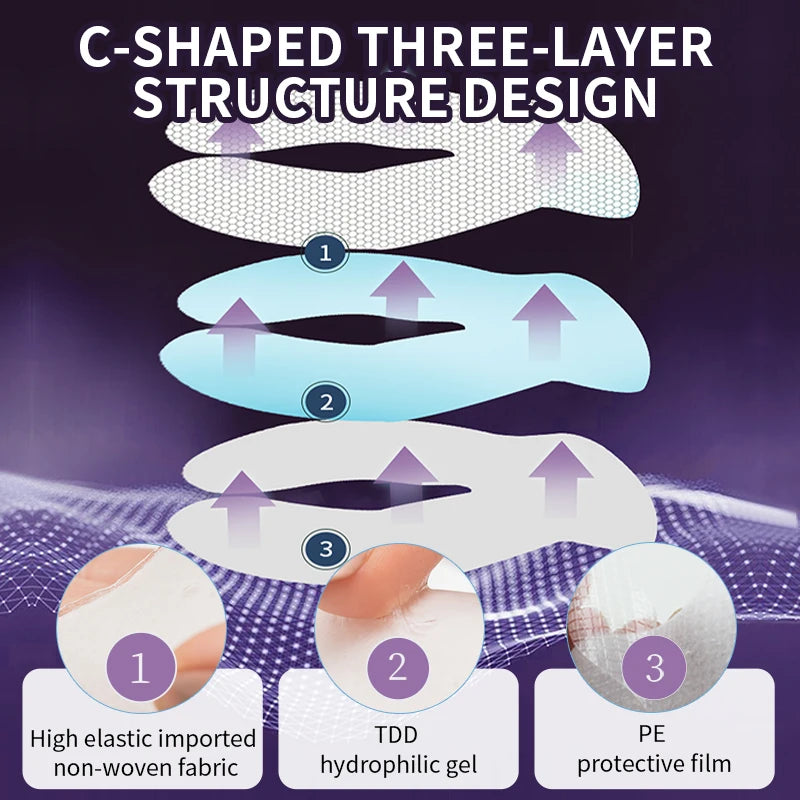 Buy 10 Get 12 Free Korean Collagen Eye Mask is Rich in Collagen Effectively Reduces the Fine Lines Around the Eyes Tightens the Skin Moisturizes Skin Care Products
