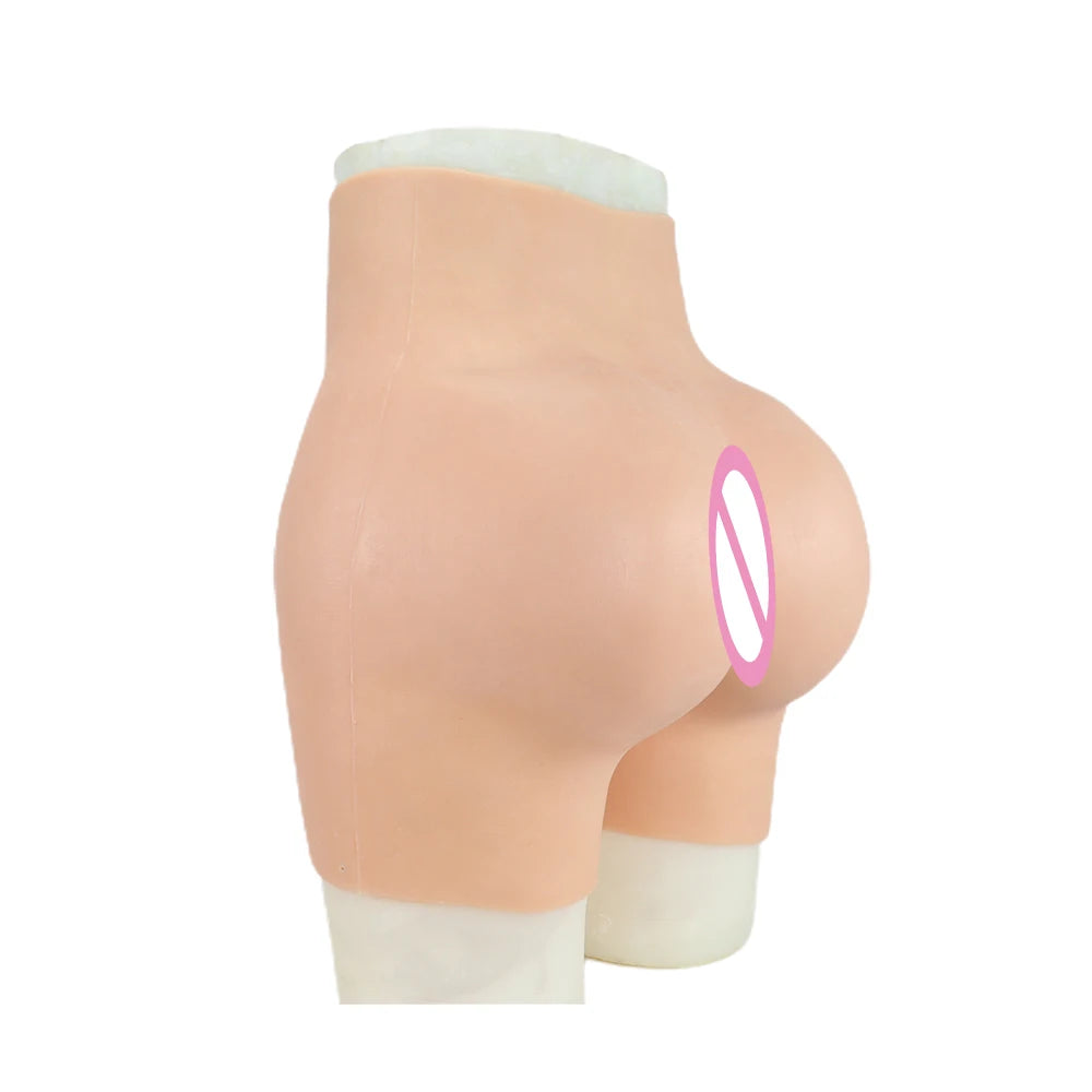 Silicone Fake Vagina Pants False Sexy Buttocks Bum Shemale Cosplay Crossdresser Drag Queen Hip Enhancer Pant