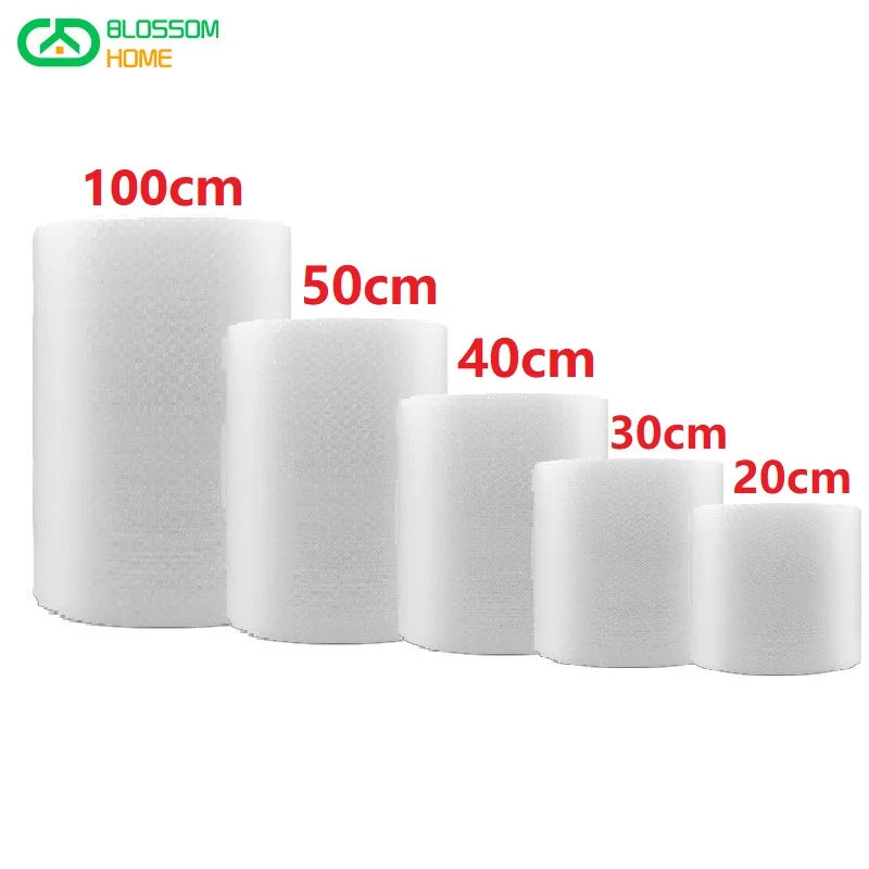 NEW Arrivals 10M Packaging Bubble Film Roll Shockproof Foam Roll Bag Paper Packing Double Layer Fragile Pressure Relief Transport Buffer Filling