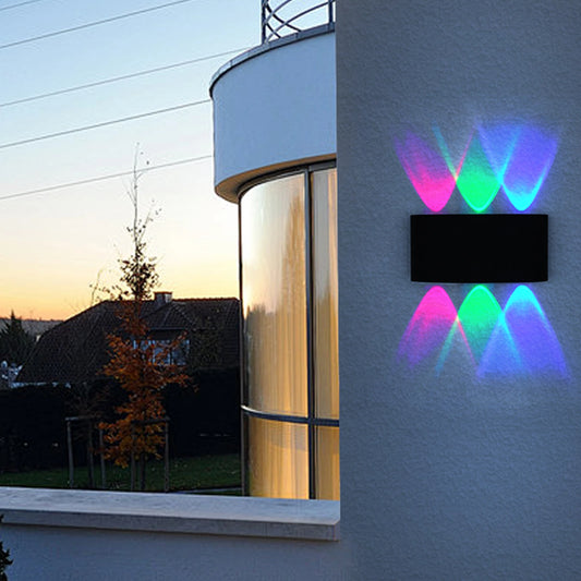 LED Wall Light Modern Indoor Outdoor Colored Wall Lamp, Corridor, Living Room, Bedroom, Up and Down Color Wall Sconces Home Lighting Accessories