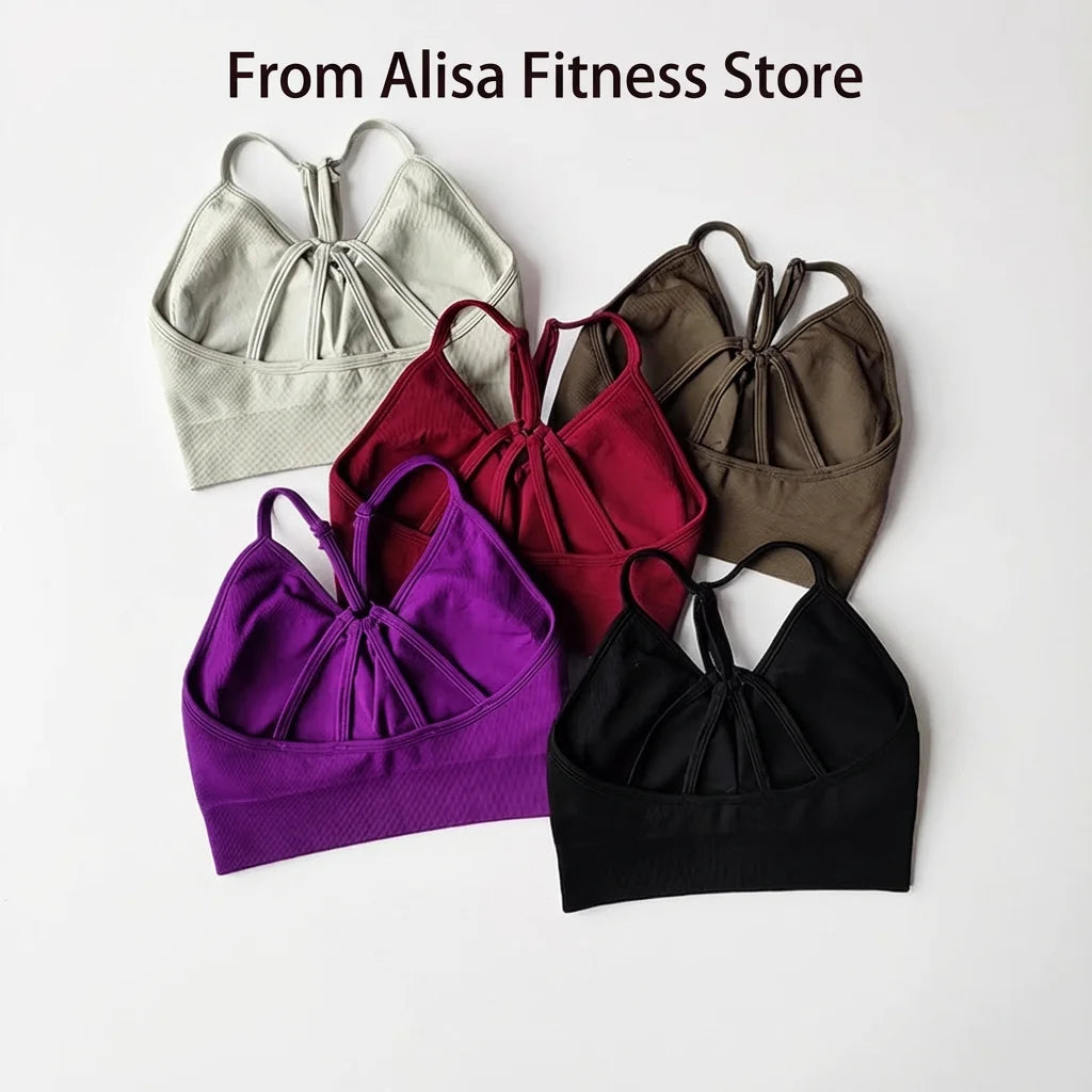 2 PCS Set Seamless Yoga Suit Women Sports Bra High Waist Leggings Gym Outfit Gym Set Fitness Workout Clothes Pilates Wearing Sportswear