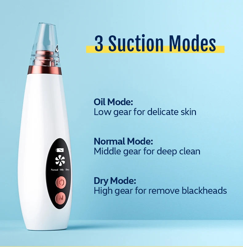 NEW Arrivals Blackhead Remover Pore Vacuum Electric Acne Extractor Kit Facial Pore Deep Cleaner USB Rechargeable Women Skin Care Tools
