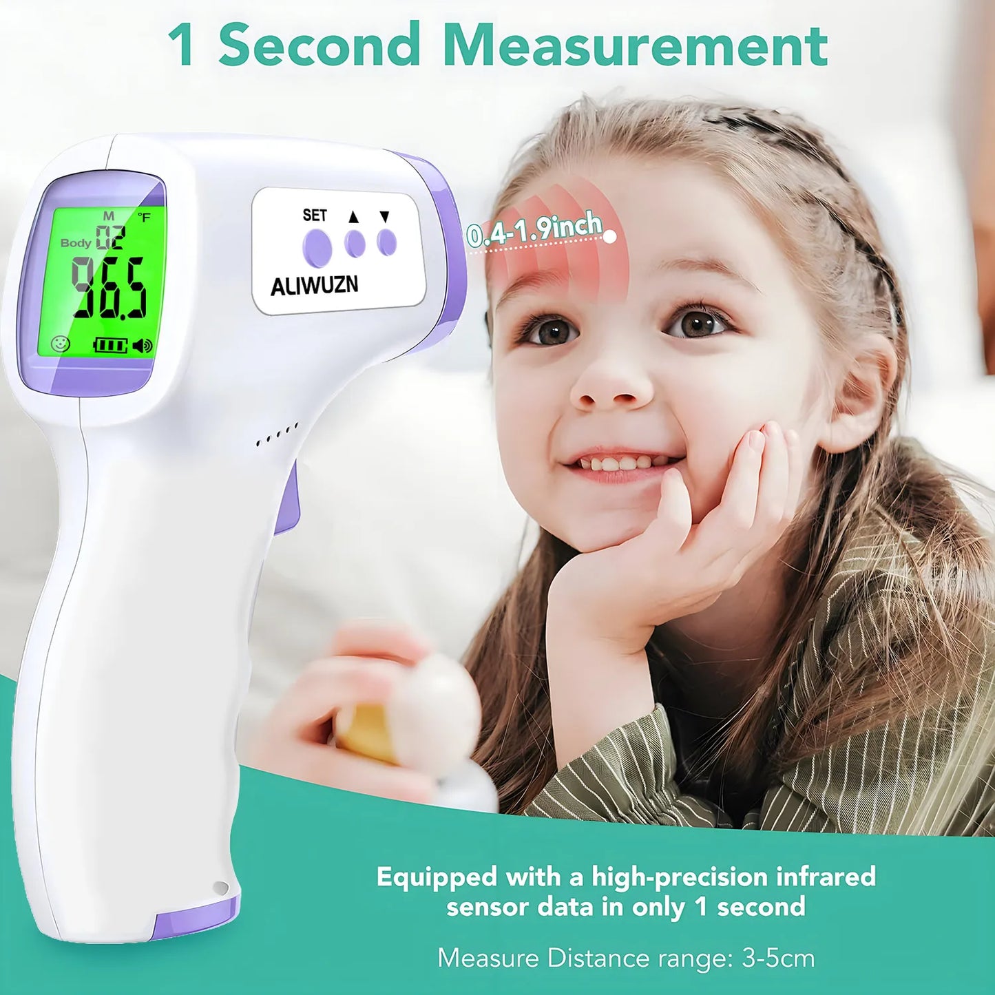 NEW Medical Fever Infrared Thermometer Digital Non-Contact Laser Thermometer Body Baby Adult Forehead Temperature Fever Measure Health Care Accessories