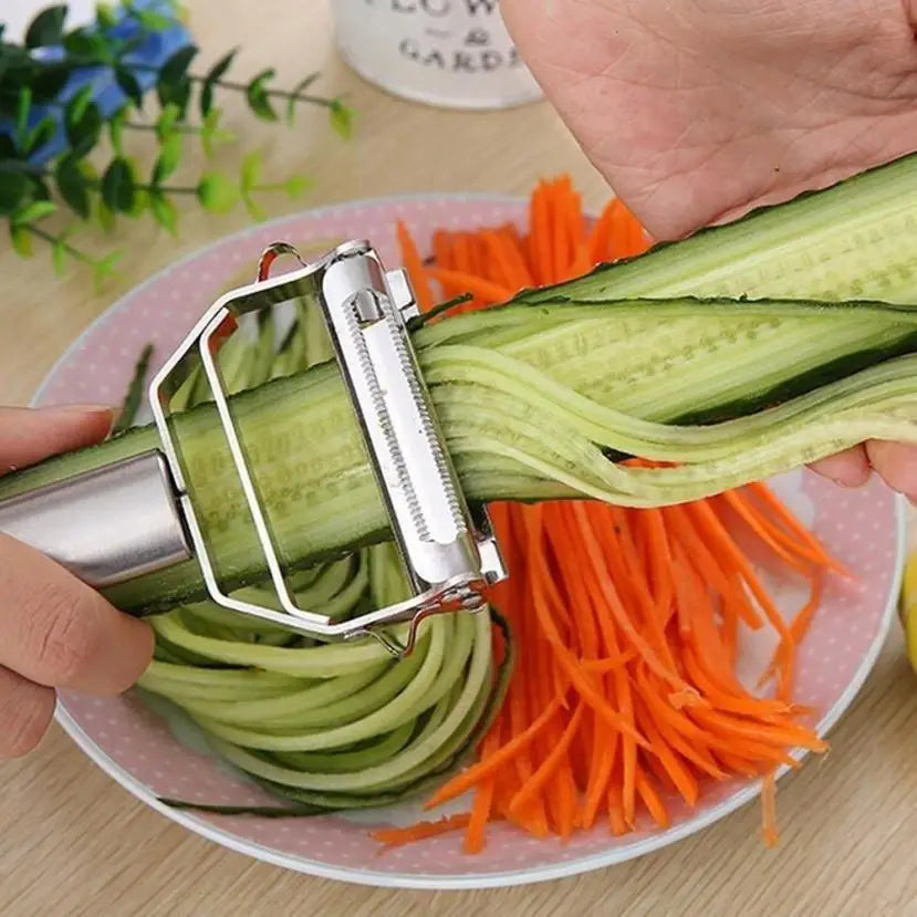 High Quality Stainless Steel Potato Cucumber Carrot Grater Julienne Peeler Vegetables Fruit Peeler Vegetable Slicer Home Kitchen Accessories