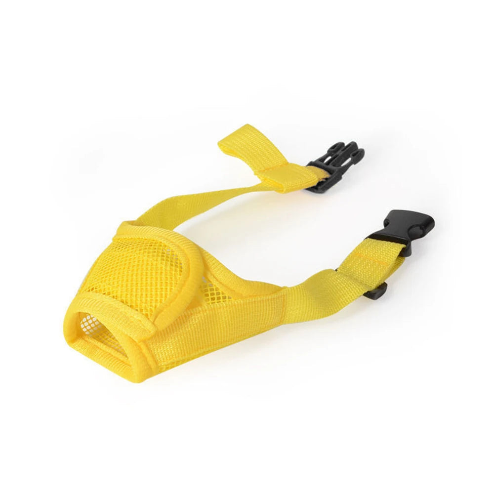 S-XL Anti Barking Dog Muzzle for Dogs Adjustable Mesh Breathable Pet Mouth Cover Muzzle for Small Medium Dog Anti-Biting Pet Supplies