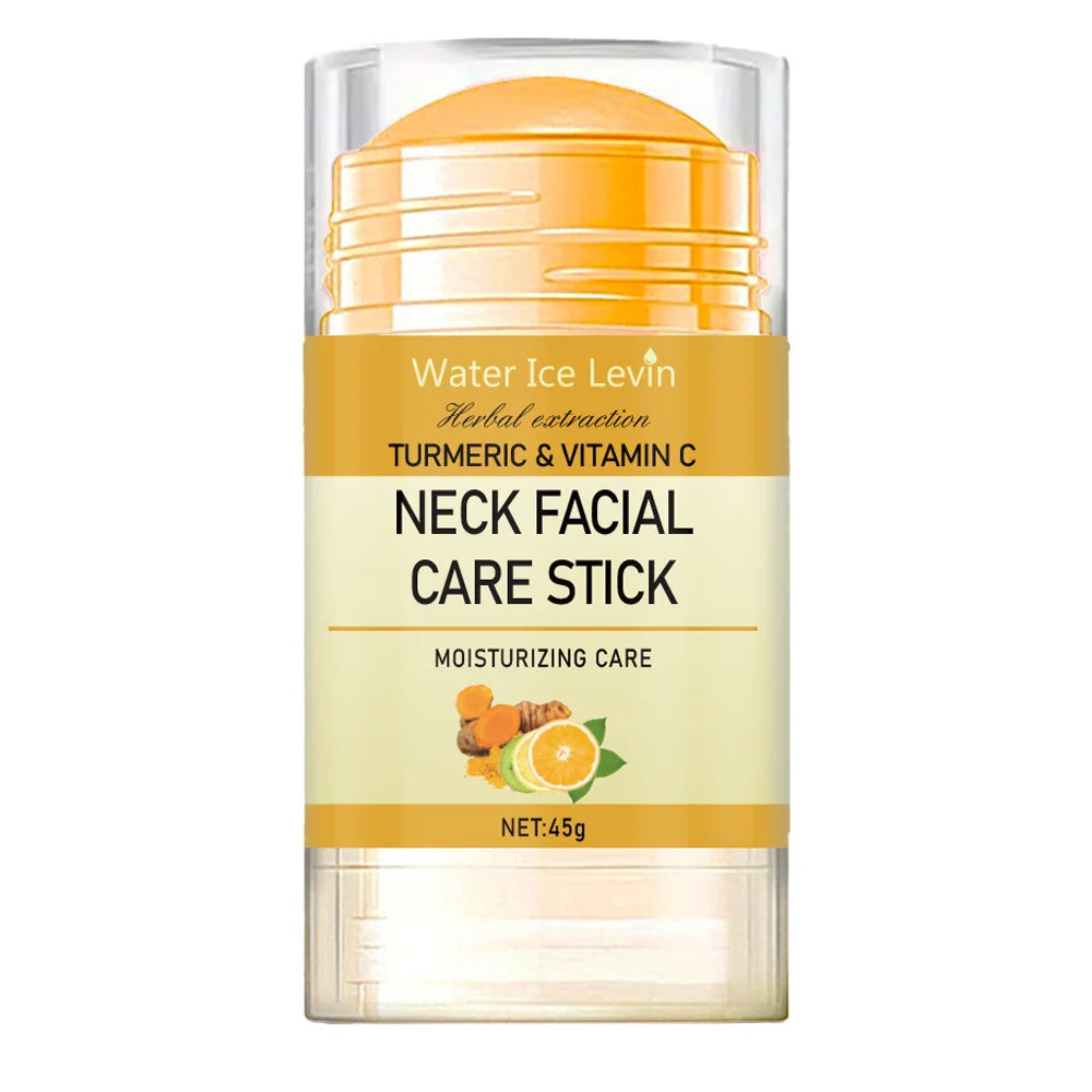 Turmeric & Vitamin C Neck Facial Care Wrinkle Lines Lifting Whitening Tighten Double Chin Anti-Age Rejuvenation Skin Care Supplies Korean Cosmetic Products