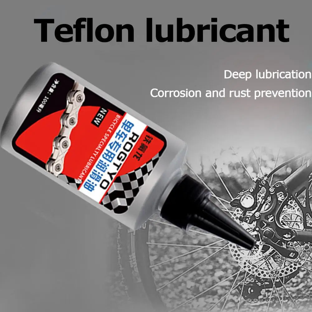 100ml Bicycle Specific Teflon Lubricant, Chain Gear Oiler, Mountain Bicycle Gear Lubrication Oil, Daily Maintenance Bicycle Accessories