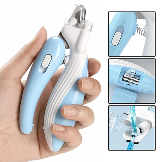 NEW Professional Pet Nail Clippers Cat Nail Trimmer Labor-Saving Pet Claw Grooming Scissors for Dogs Small Animals Paw Nail Trimmer Pets Grooming Supplies