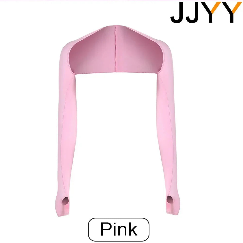 BRAND NEW Ice Silk Shawl Cuff Arm Warmers Women Sun UV Protection Sports Gloves for Outdoor Activity Running Fishing Cycling Sleeves Women Sports Apparel Accessories