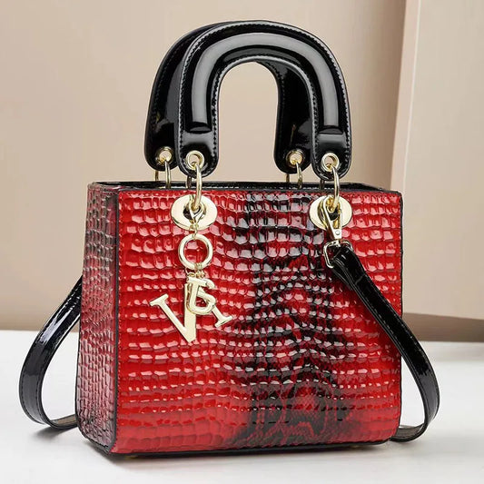 NEW Arrivals 11 Colors/Patterns Women PU Leather Bag Female Shoulder Bag Handbag Luxury Fashion Shoulder Bags Crossbody Luxury Designer Handbags Ladies Luxury Fashion Apparel Accessories