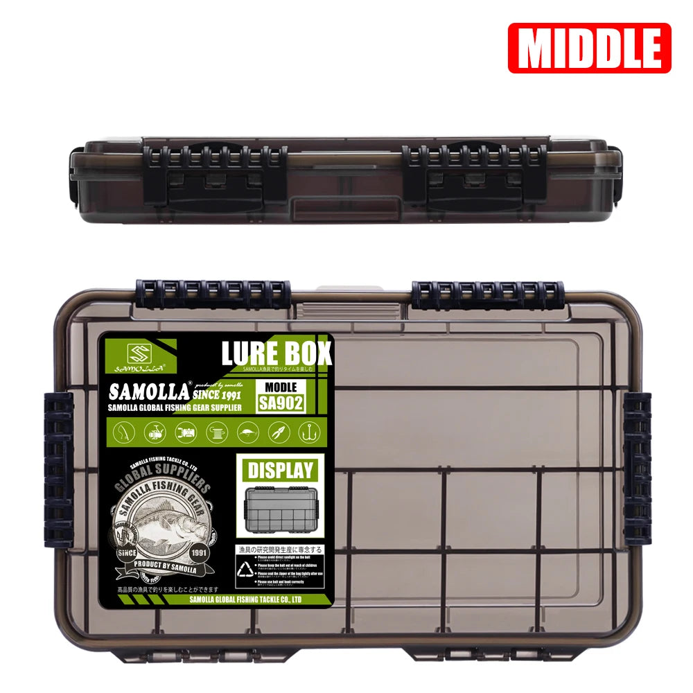 New Large Waterproof Fishing Tackle Box, Fish Hook Fishing Lure Bait Storage Organizer Case Portable Fishing Gear Accessories